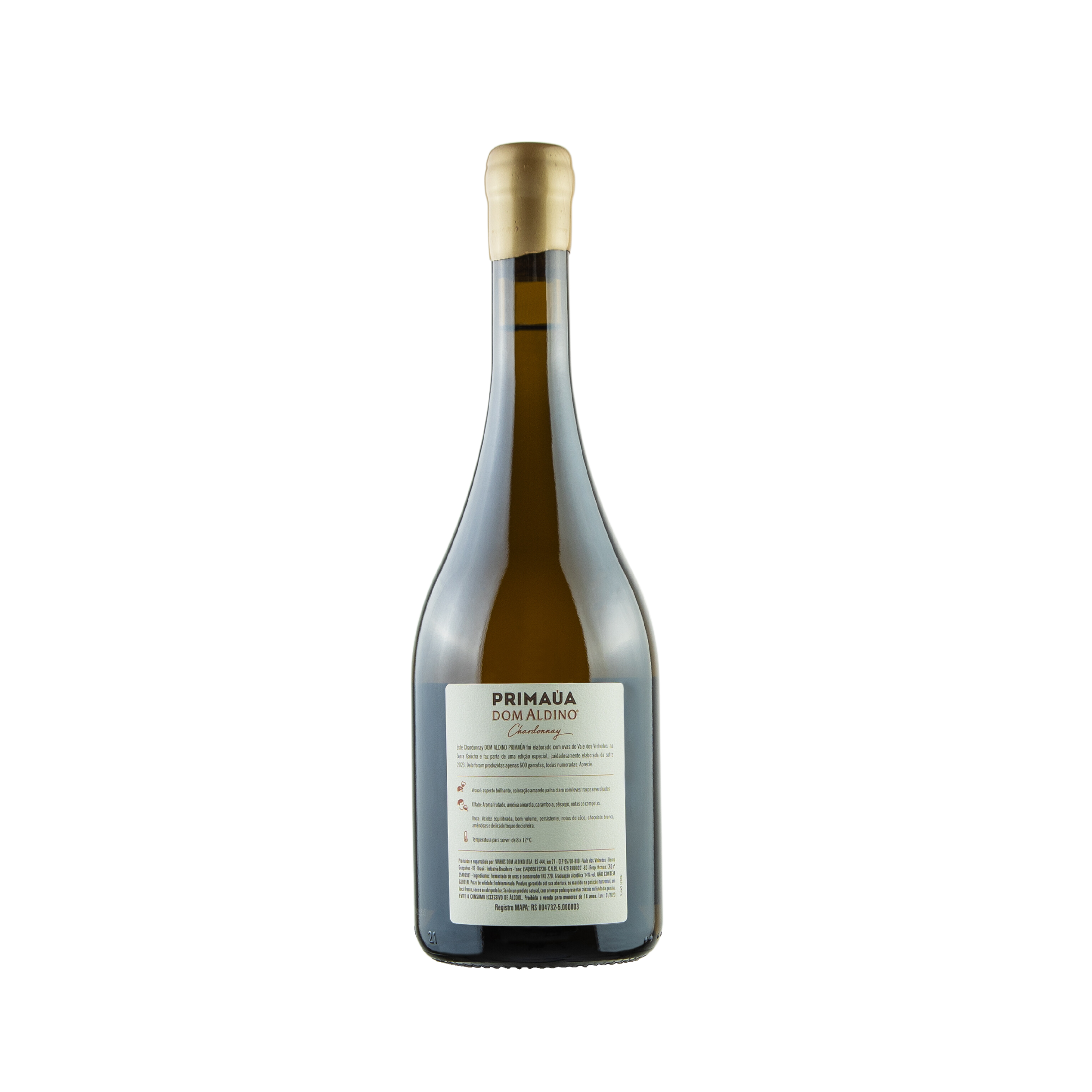 Dom Aldino PRIMAÚA Chardonnay Safra 2023 750ml - Imagem 2