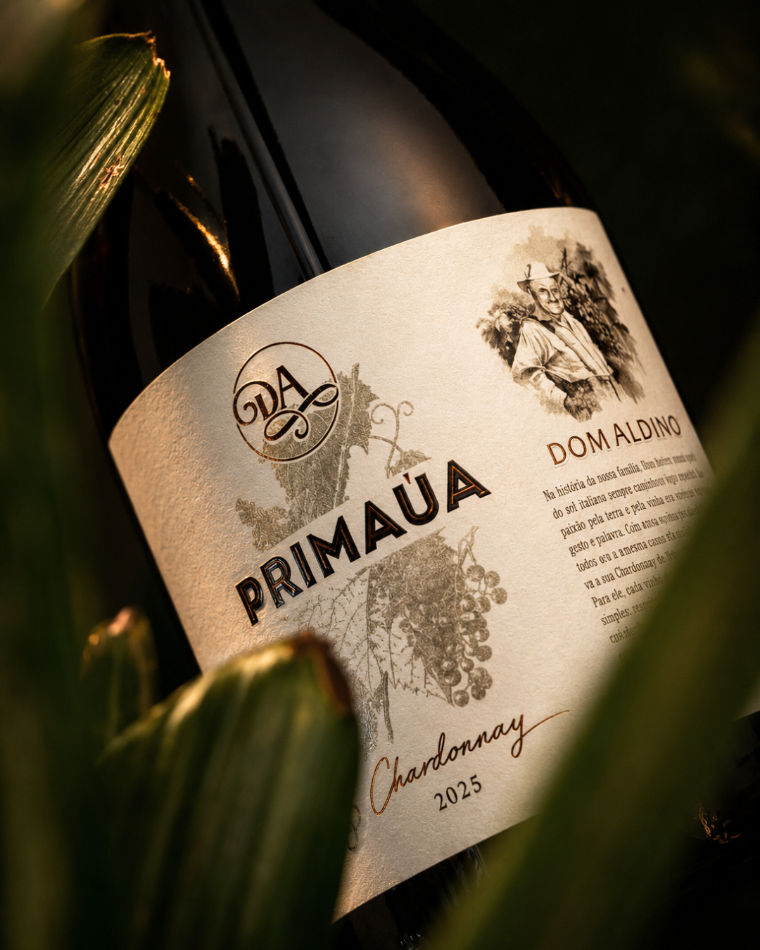 Garrafa Primaúa Chardonnay, Dom Aldino